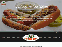 Tablet Screenshot of jkchicagodogs.com